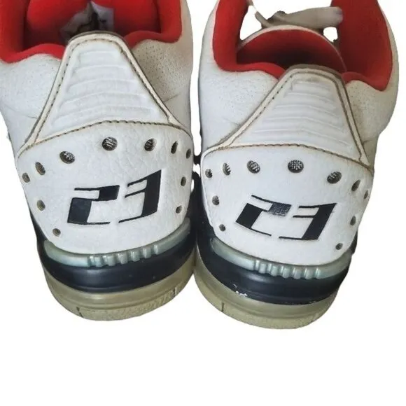 Air Jordan big fund GS shoes sneakers big boy size 5.5Y white red bv6434 100