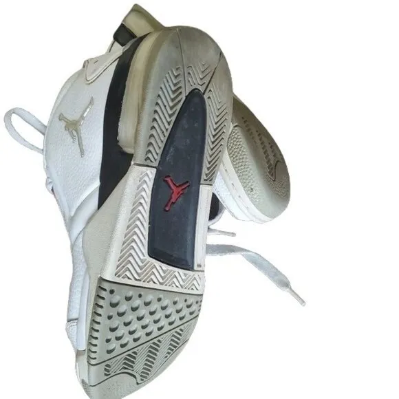 Air Jordan big fund GS shoes sneakers big boy size 5.5Y white red bv6434 100