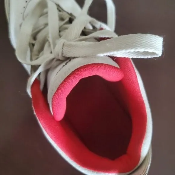 Air Jordan big fund GS shoes sneakers big boy size 5.5Y white red bv6434 100
