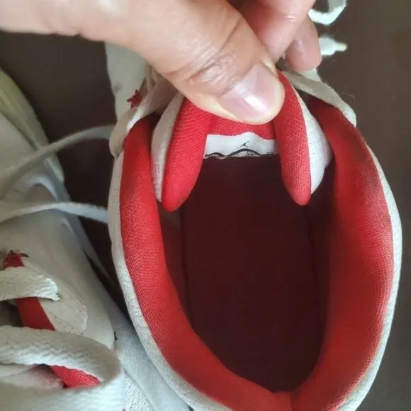 Air Jordan big fund GS shoes sneakers big boy size 5.5Y white red bv6434 100