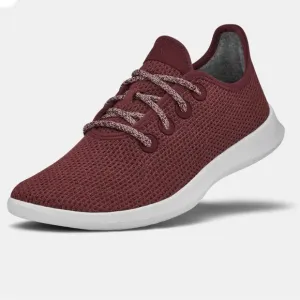 Allbirds all Maroon wool runners tennis shoe size 10