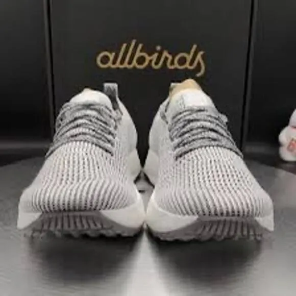 Allbirds Men’s Tree Flyers Blizzard White Running Shoes Size 11