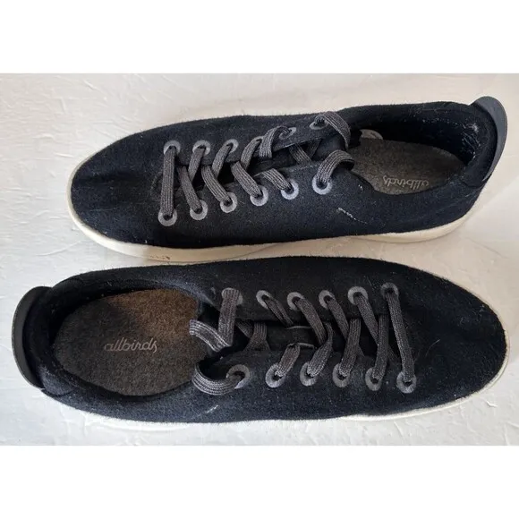 Allbirds Men's Wool Pipers WP Black  Comfort Running Shoes Sneaker Size 12 US