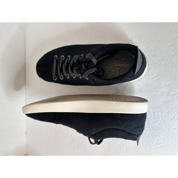 Allbirds Men's Wool Pipers WP Black  Comfort Running Shoes Sneaker Size 12 US