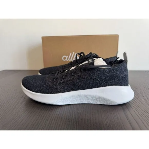 Allbirds Women's Super Light Wool Running Shoes Natural Black 9 NIB Sneakers