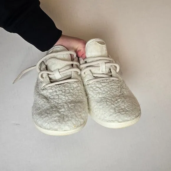 Allbirds WRF Wool Runner Fluffs White Running Shoes Women's Size 7