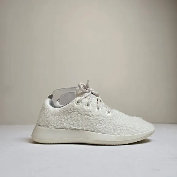 Allbirds WRF Wool Runner Fluffs White Running Shoes Women's Size 7