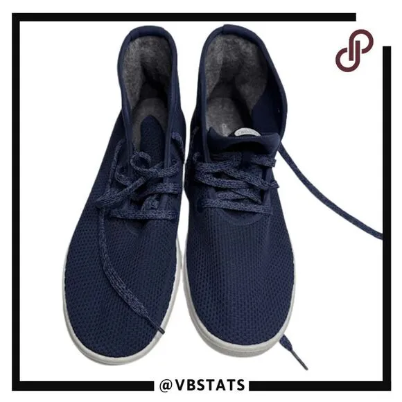 Allbirds Men's Tree Toppers High Top Sneaker Shoes Blue Size 10