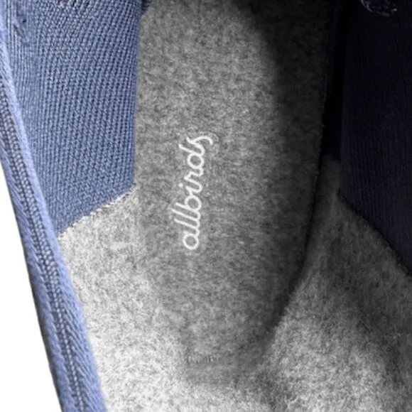 Allbirds Men's Tree Toppers High Top Sneaker Shoes Blue Size 10