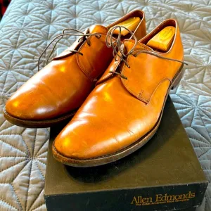 ALLEN EDMONDS Kenilworth Walnut Sz 12 B Mens Shoes Oxford Dress Business Casual