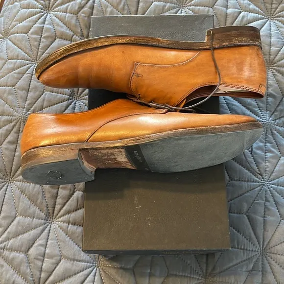 ALLEN EDMONDS Kenilworth Walnut Sz 12 B Mens Shoes Oxford Dress Business Casual