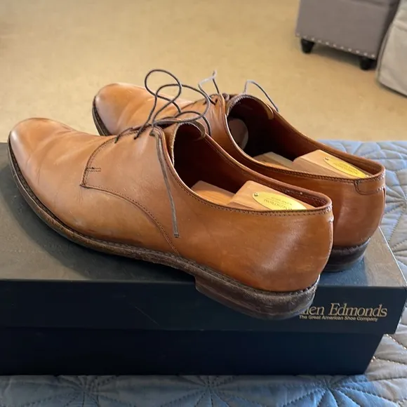 ALLEN EDMONDS Kenilworth Walnut Sz 12 B Mens Shoes Oxford Dress Business Casual