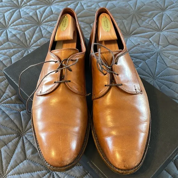 ALLEN EDMONDS Kenilworth Walnut Sz 12 B Mens Shoes Oxford Dress Business Casual