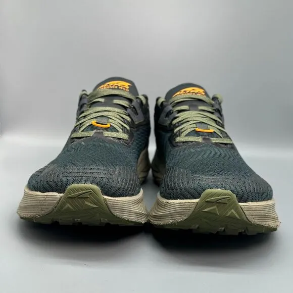 Altra Experience Wild Men's 11.5 Green Trail Running Sneakers Lace-Up Low Top