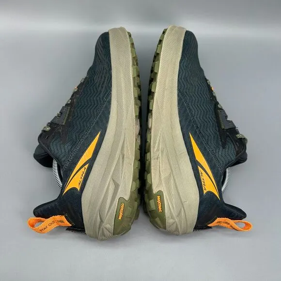 Altra Experience Wild Men's 11.5 Green Trail Running Sneakers Lace-Up Low Top