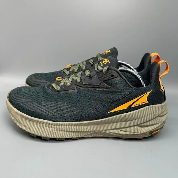 Altra Experience Wild Men's 11.5 Green Trail Running Sneakers Lace-Up Low Top
