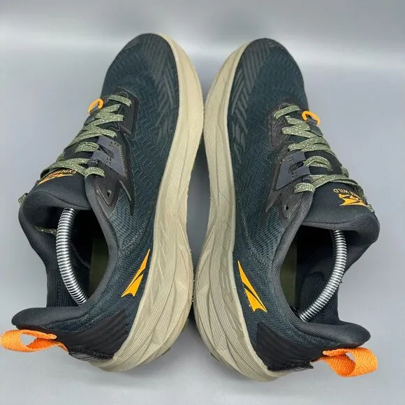 Altra Experience Wild Men's 11.5 Green Trail Running Sneakers Lace-Up Low Top