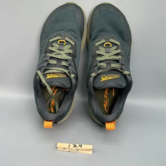 Altra Experience Wild Men's 11.5 Green Trail Running Sneakers Lace-Up Low Top