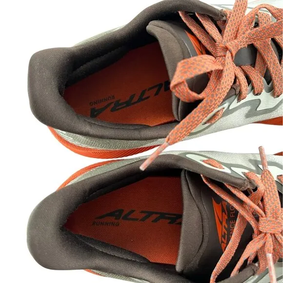 Altra Men's Experience Flow Gray/Orange Running Shoes Sneakers 9