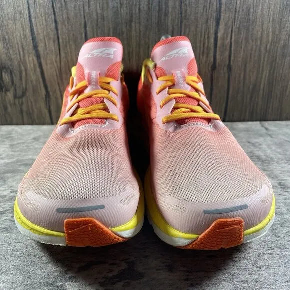 Altra Rivera 2 Women's Road Running Shoes Size 9 Coral Yellow