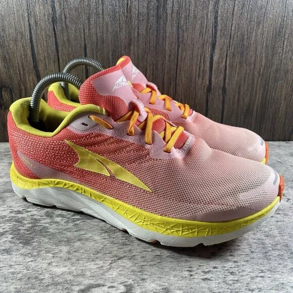 Altra Rivera 2 Women's Road Running Shoes Size 9 Coral Yellow