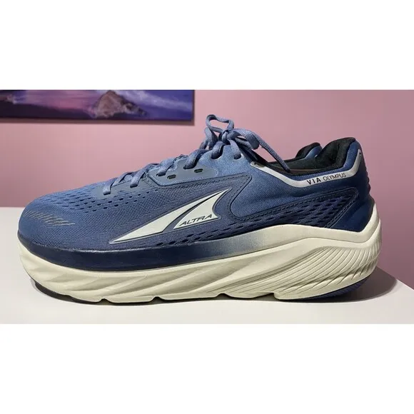 Altra Running Shoes Mens 11 Blue Via Olympus Ego Max Exercise ALOA82BW419