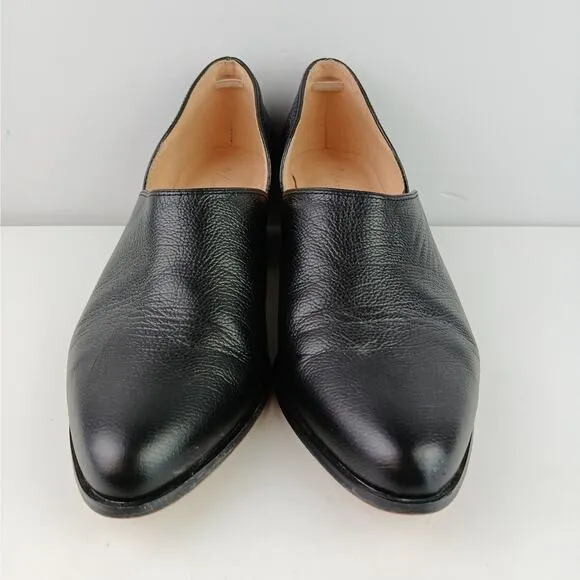 Anthropologie SZ 10 Abigail Side-Cut Ankle Shooties In Black
