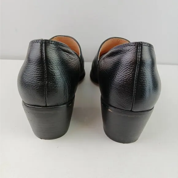 Anthropologie SZ 10 Abigail Side-Cut Ankle Shooties In Black