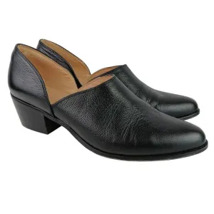 Anthropologie SZ 10 Abigail Side-Cut Ankle Shooties In Black