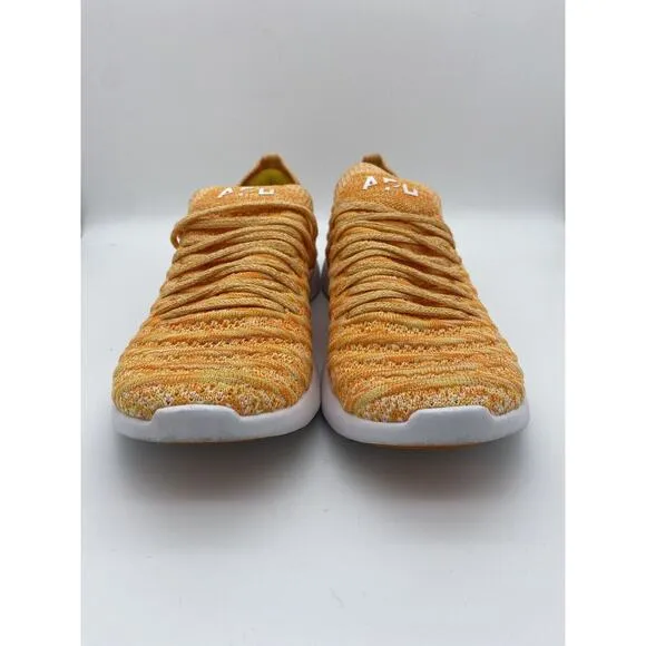 APL Techloom Wave Sneakers Womens 8 Orange Athletic Propulsion Labs Shoes
