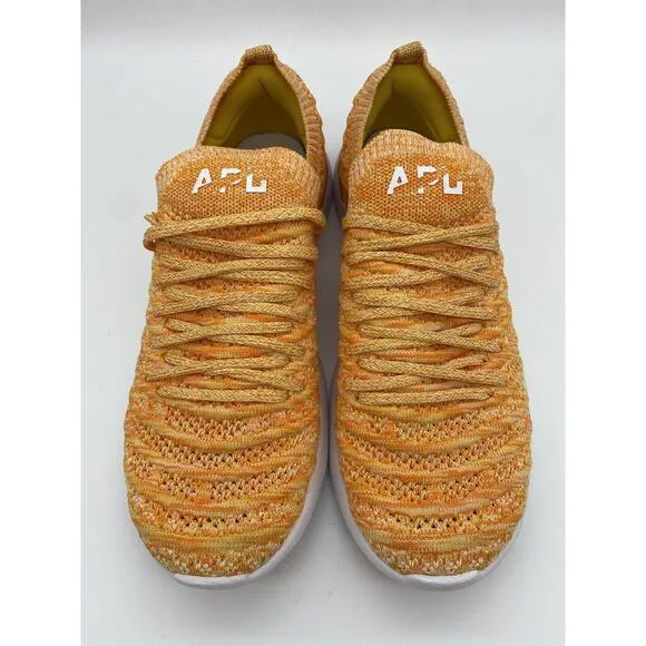 APL Techloom Wave Sneakers Womens 8 Orange Athletic Propulsion Labs Shoes