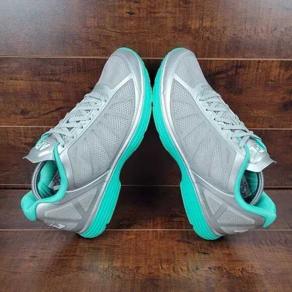 APL Windchill Grey Blue Athletic Running Shoes Womens Size 12