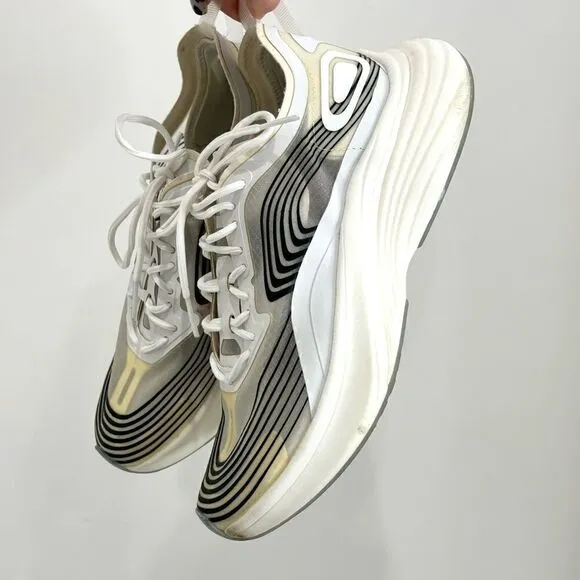 APL Athletic Propulsion Streamline Running Shoes Sneakers Ivory Smoke