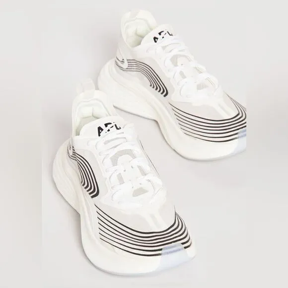 APL Athletic Propulsion Streamline Running Shoes Sneakers Ivory Smoke