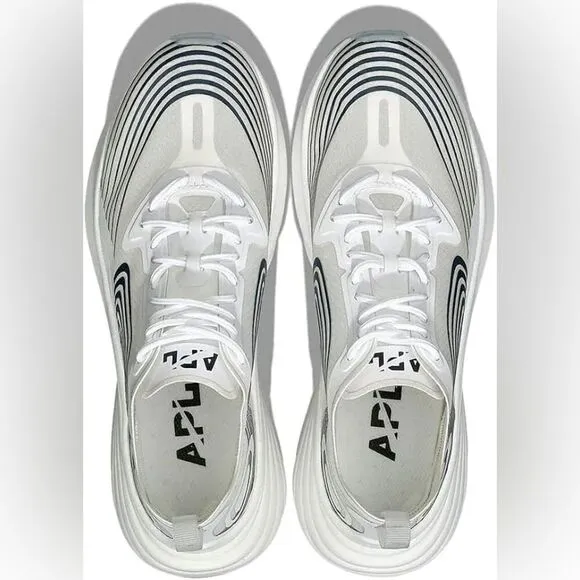 APL Athletic Propulsion Streamline Running Shoes Sneakers Ivory Smoke