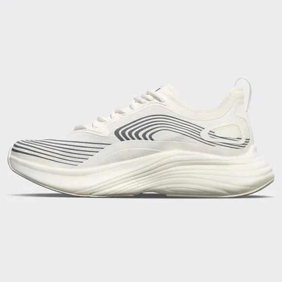 APL Athletic Propulsion Streamline Running Shoes Sneakers Ivory Smoke