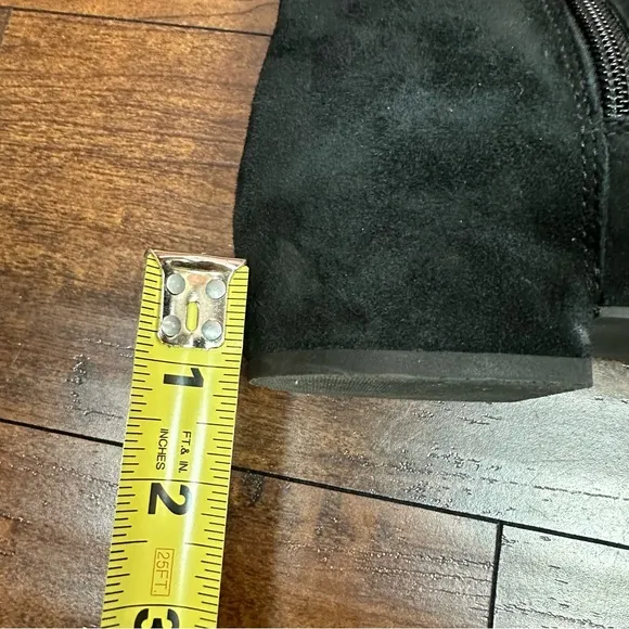 Aquatalia Ulyssa Waterproof Suede Ankle Boots booties hidden wedge size 9.5