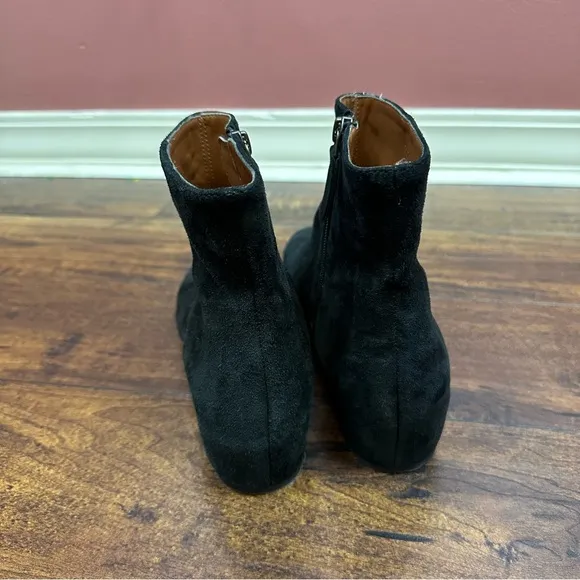 Aquatalia Ulyssa Waterproof Suede Ankle Boots booties hidden wedge size 9.5