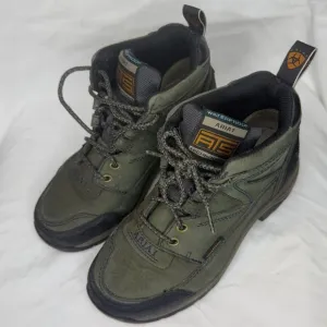 Ariat Terrain Waterproof Hiking Boots Outdoor Olive Green Womens Size 5.5B‎