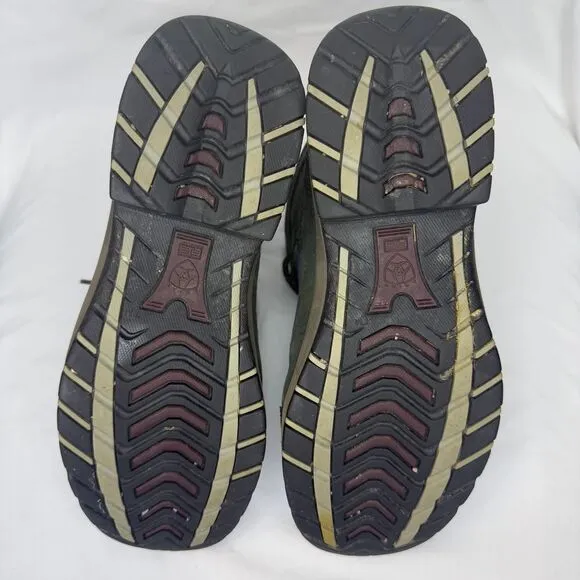 Ariat Terrain Waterproof Hiking Boots Outdoor Olive Green Womens Size 5.5B‎