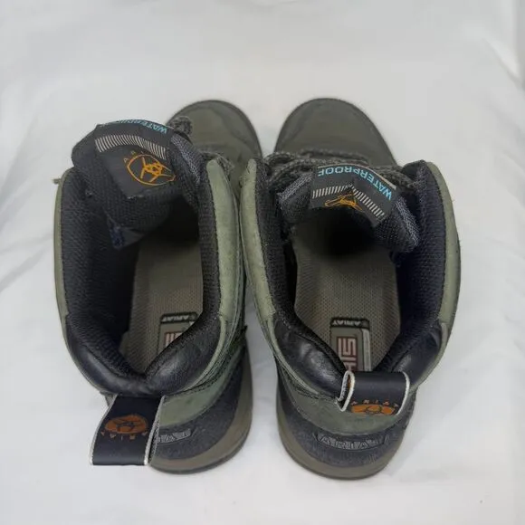 Ariat Terrain Waterproof Hiking Boots Outdoor Olive Green Womens Size 5.5B‎