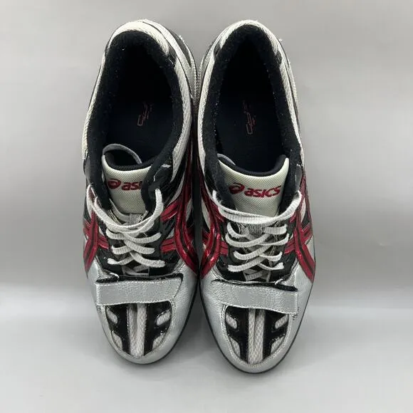 Asics Cyber Speva Rhyno Skin Throwing Shoes Men Size 13 Gray Track Low Sneakers