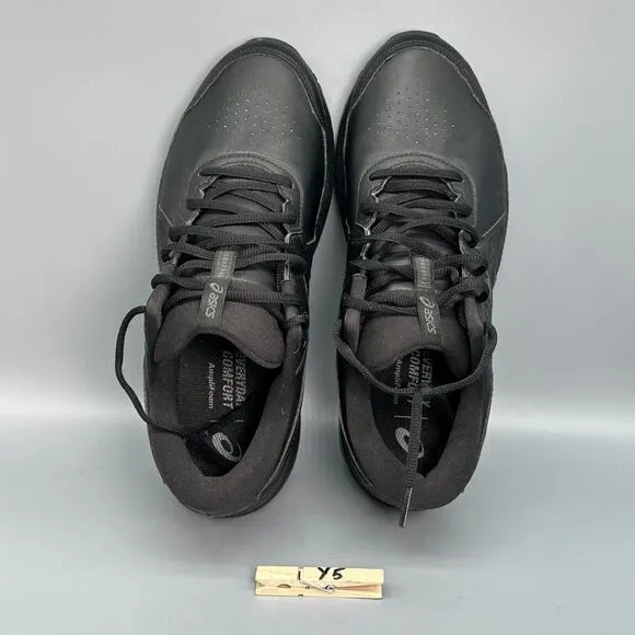 ASICS GEL-CONTEND SL Men's 10 Black Athletic Running Sneakers Lace-Up Low Shoes