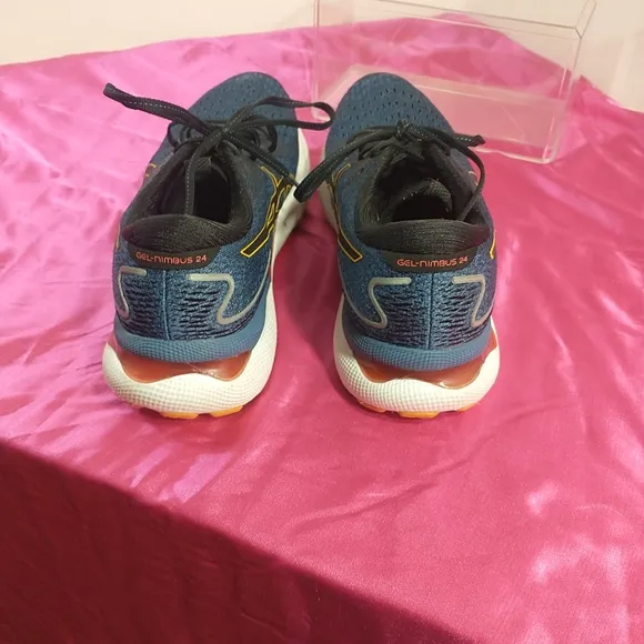 ASICS GEL-Nimbus 24 Running Shoes 'Azure' Men's Size 8 - 1011B359.