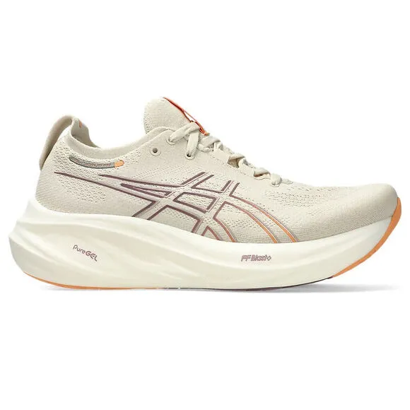 Asics Gel-Nimbus 26 1012B601-250 Sneaker Women's 11 Oatmeal Running Shoes TF3033