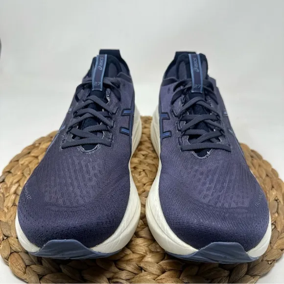 ASICS Gel Nimbus 27 Running Shoes Indigo Fog Blue Size 10.5 Men's