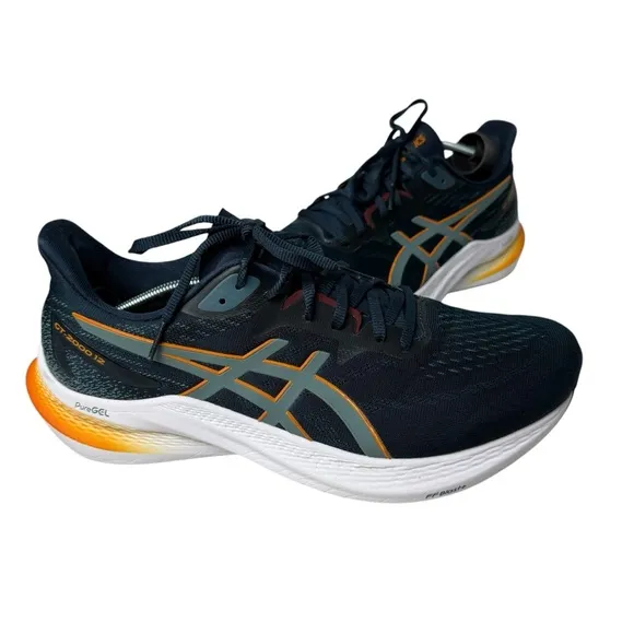 Asics GT 2000 12 Mens SZ 10.5 US Extra Wide Blue Athletic Running Shoes 1011B686