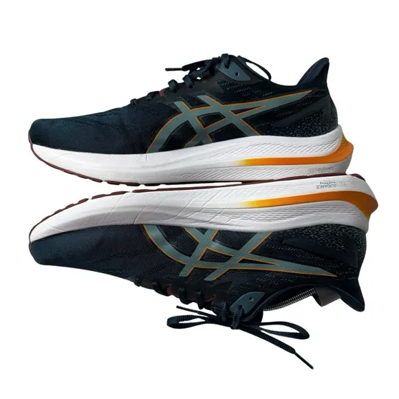 Asics GT 2000 12 Mens SZ 10.5 US Extra Wide Blue Athletic Running Shoes 1011B686