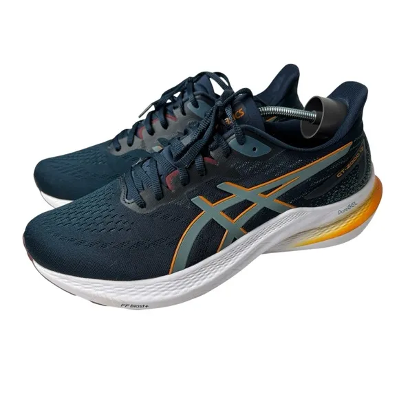 Asics GT 2000 12 Mens SZ 10.5 US Extra Wide Blue Athletic Running Shoes 1011B686