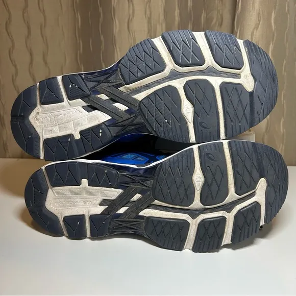 Asics GT 2000 5 Men's 10 Duomax T707N Blue Running Shoes Sneakers